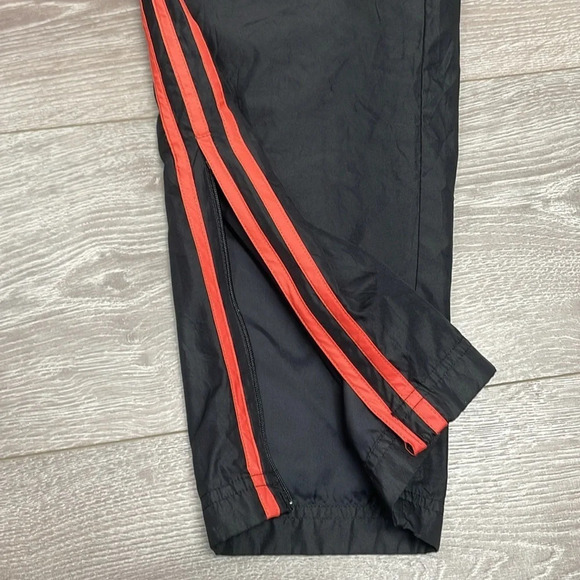 Adidas Vintage Mesh Lined 3 Stripe Track Windbreaker Pants AUZ001 Large - Picture 11 of 16